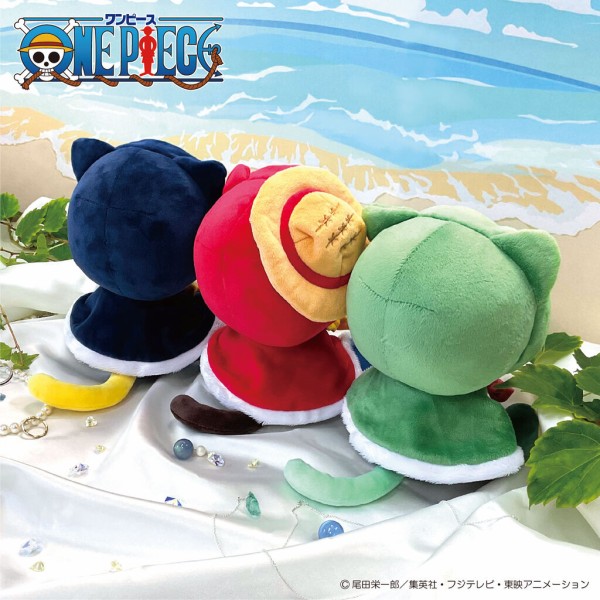 ワンピース けもポン ゆるっと ぬいぐるみ ルフィ 2点セット ONE PIECE けもポン ぬいぐるみ モンキー・D・ルフィ【再販