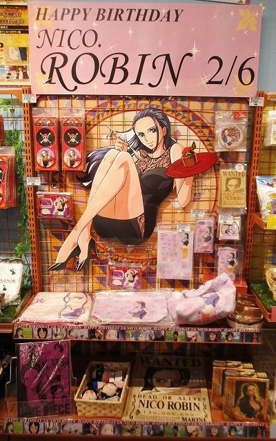 福岡店】HAPPY BIRTHDAY ニコ・ロビン : ONE PIECE 麦わらストア 航海日誌