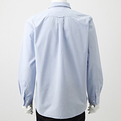 オーガニックコットン洗いざらしのシャツ 無印大好きムジムジくん