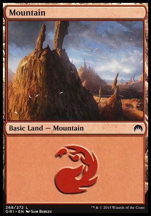 MTG Mountain 山　基本土地　アラビアンナイト MTG Mountain 山 基本土地 アラビアンナイト