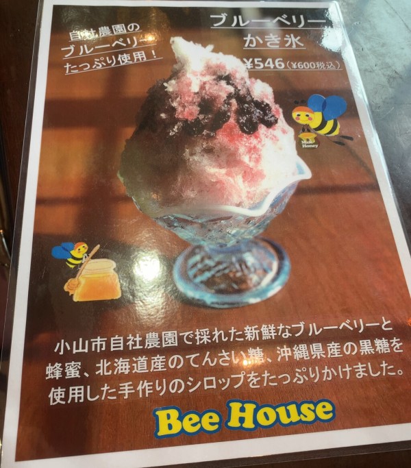 年かき氷遍路 はちみつと氷 Bee Houseビーハウス 小山市 3回目 1000円グルメの旅 Powered By ライブドアブログ
