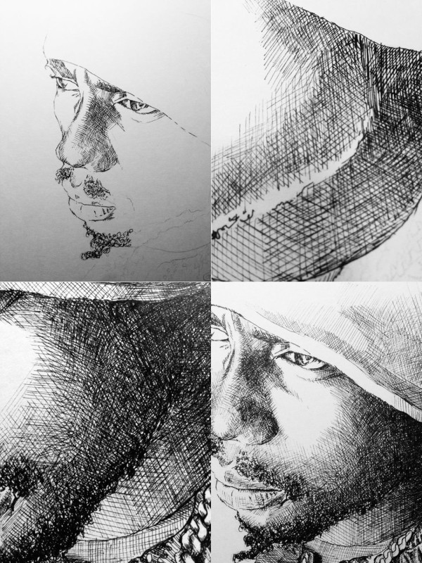 murasaki SIZZLA ドローイング　原画 murasaki SIZZLA ドローイング原画