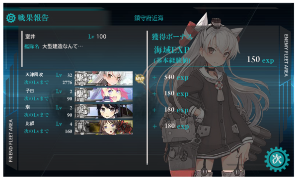 艦これ かんたん低燃費 駆逐 軽巡のための1 5レベリング法 むろいの多趣味blog