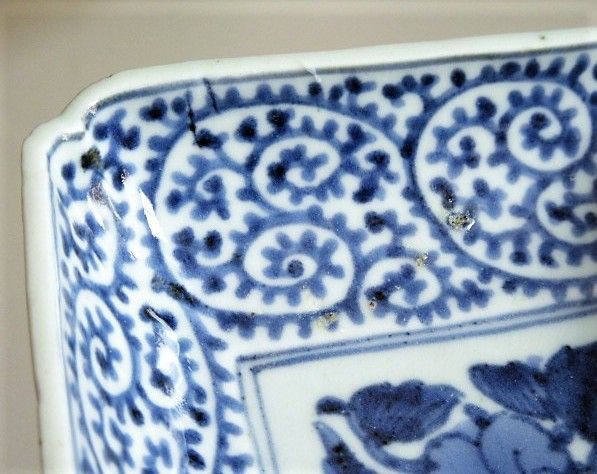 WHITE様専用 WHITE 骨董 角皿 伊万里 印判 花 7枚 骨董 【公式通販】 7
