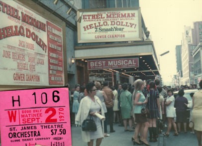 1970 09 02 ブロードウェイでエセル マーマンの ハロー ドーリー Musical Walker 川上博のミュージカル ウォーカー タイムスリップ日記