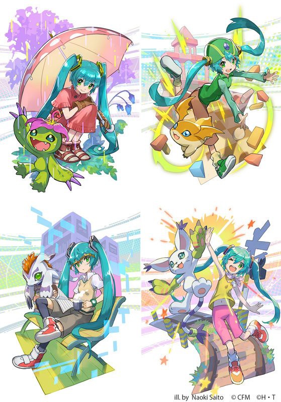 ビッチ 初音ミク ポケモンとデジモンと同時にコラボしてしまう なんjなんでもあり部