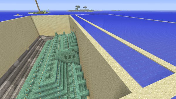 ドm作業と名高い海底神殿の水抜き完了 マインクラフトを一生遊ぶ Wiiu版