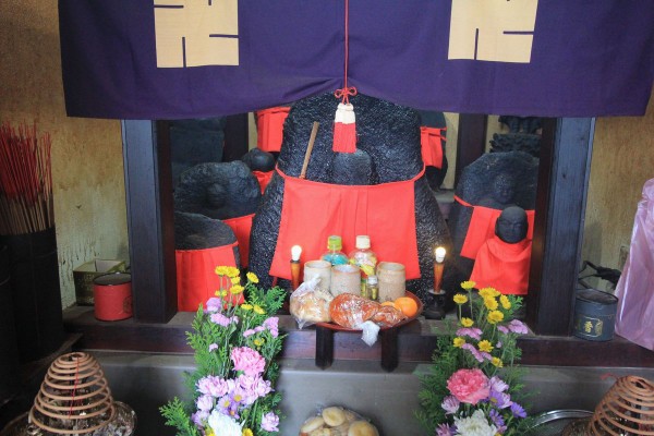 少彦名神社の参道 油掛地蔵 大阪市 中央区 南船場 エナガ先生の講義メモ