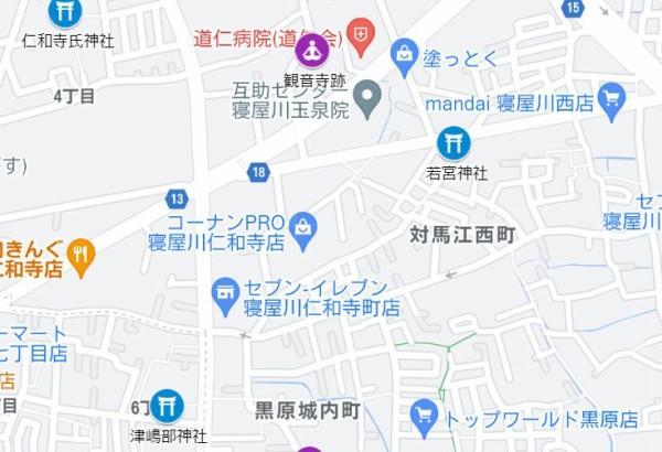 鞆呂岐神社の参道 対馬江若宮神社 寝屋川市 対馬江 エナガ先生の講義メモ