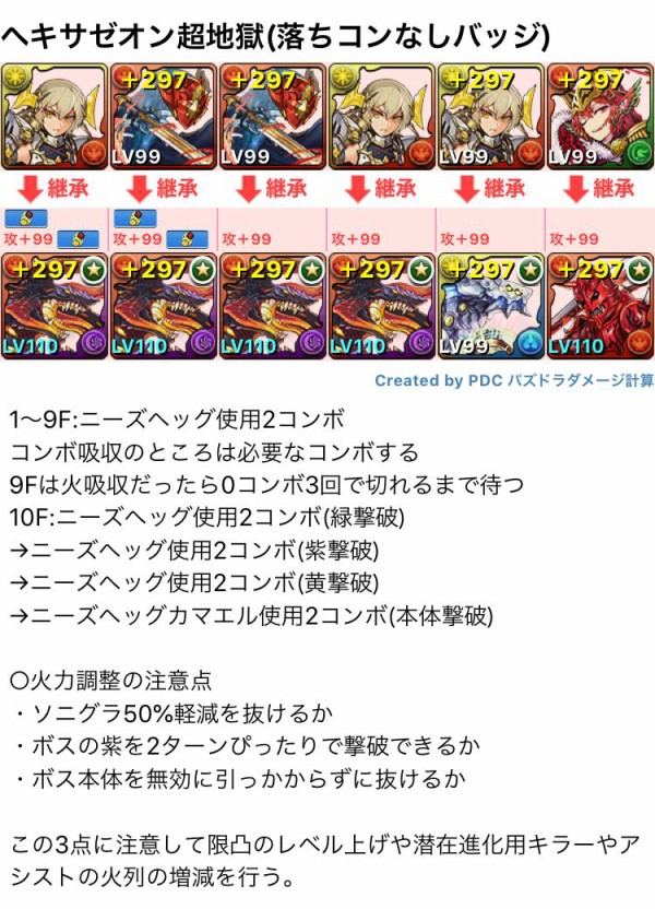 パズドラ ヘキサゼオン降臨周回2枚抜きとか良い編成ない オーガch パズドラ攻略まとめ速報