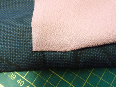 大島紬の綿入りコート完成 : ゆうゆうの着物リメイク