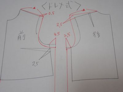 ドレメ式と文化式の原型を比べてみる＆毎日してないから！ : ゆうゆうの着物リメイク