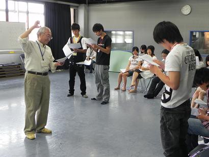 7月31日 土 8月1日 日 の体験入学の様子です 声優 演劇科