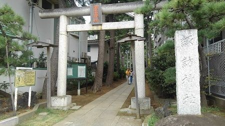 全国の御柱 千葉県市川市 平田諏訪神社 拝殿の周囲に4本の柱 1本ずつ順番に建てる 小林玲子の善光寺表参道日記