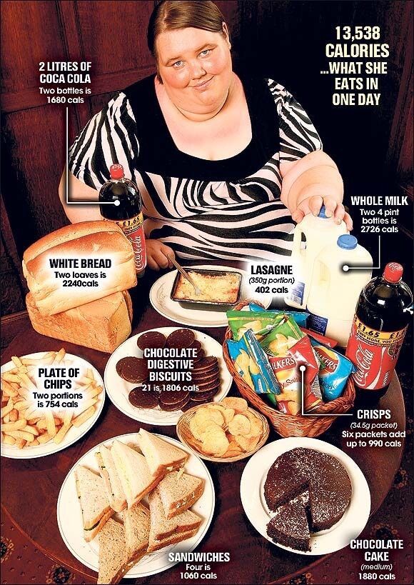 画像あり アメリカ人さんの1日分の食事量 ﾟdﾟ まとめておいしいナールング