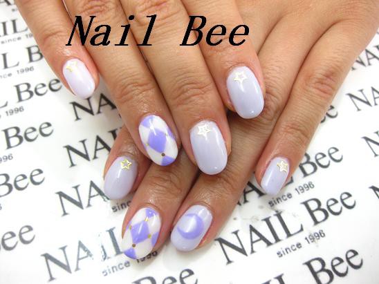 ダイヤ柄ネイル ネイルサロン Nailbee ネイルビー オフィシャルブログ