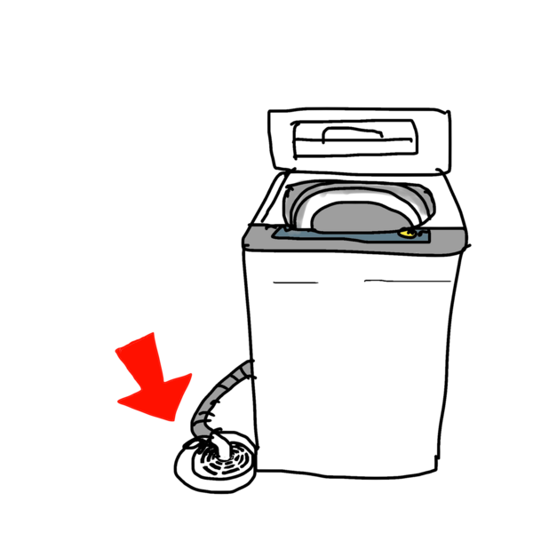 洗濯機の排水口から見つかったもの 一生笑って過ごしたい