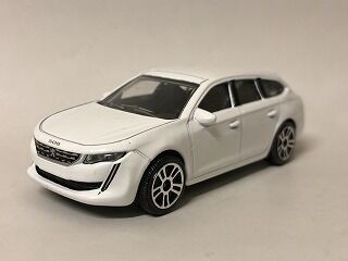 【限定品】プジョー508ＳＷシルバー限定色　ミニカー　限定品 限定品】プジョー508SWシルバー限定色ミニカー限定品