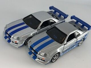 過去製品と比べてみた：ワイルドスピード2台セット : おもちゃ雑記帖