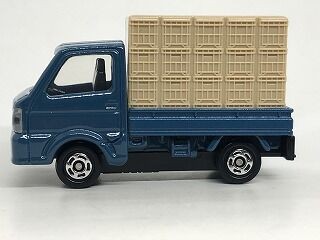 トミカ milk 軽トラ？ 送料別 荷物満載の軽トラは景気がよさそうでイイね : おもちゃ雑記帖【静岡版】