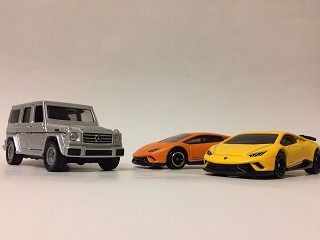 18年2月トミカ新車 ランボルギーニウラカン、ベンツGクラス