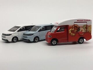 ミスタードーナツの移動販売車やホンダ「フリード」がトミカに