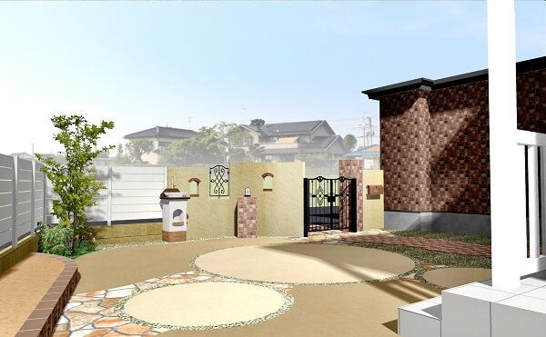 ディズニーガーデンへ導く園路 ガーデニング工房 風我里 滋賀から発信 ディズニーガーデンへ導く園路 ガーデニング工房 風我里 滋賀から発信