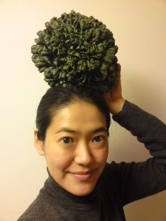 頭につけるお花 中谷泉の観察と実践