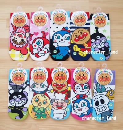 アンパンマン 大人用 23 25センチ 靴下 10足セット なみき洋品店 嫁 ネット担当 のつぶやき