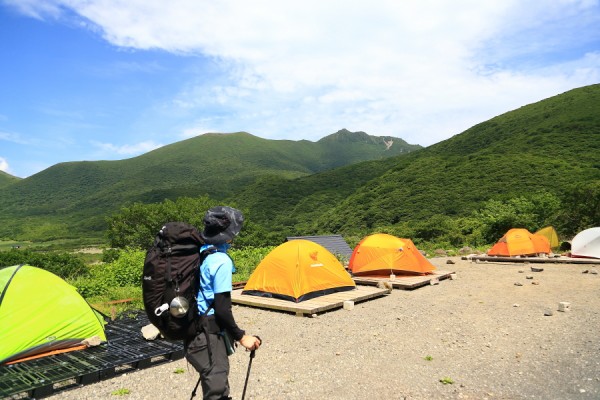 坊がつるから変更 法華院でテント泊 Nana To Camping