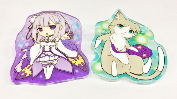 ローソン限定特典版 リゼロ レムやエミリアたちのクリアクリップバッジ登場 Nanashi919の生活日記