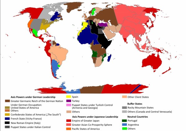 悲報 枢軸国が世界大戦に勝利した世界線 地獄だった なんjコレクション