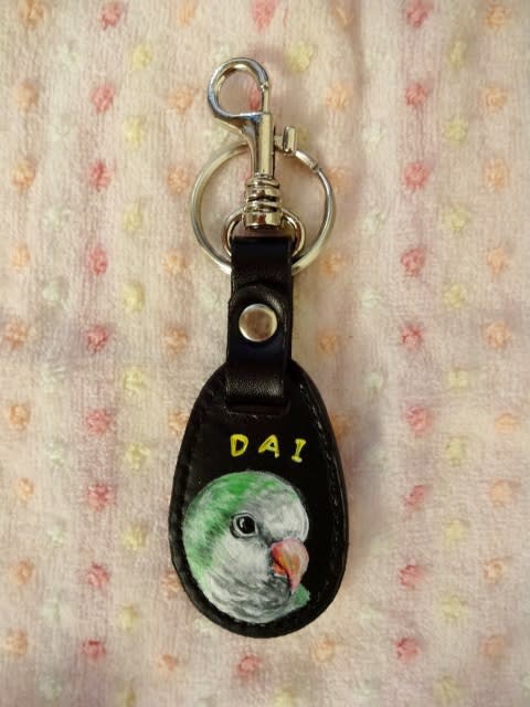 モモイロインコ オリジナルアクリルキーホルダー