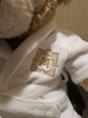 ダッフィーのお着替え－バスローブ編 : PHOTO日記