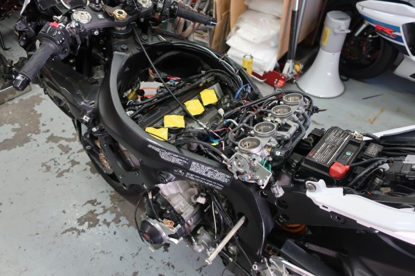 梨塾ガレージ Gsxr1000l4 エンジンオーバーホール ミッション修正 梨本塾 リザルト レポート