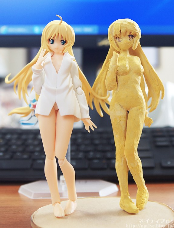 パート フィギュアの原型を造ってみる W 髪の毛編 6 ネイティブ ログ