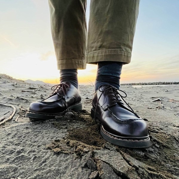 [超レア] リーガル ノルウィージャン製法革靴！シャンボード パラブーツ パラブーツ シャンボード 黒 UK6.0 靴