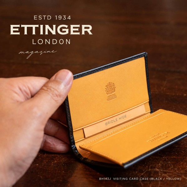 英国製ETTINGER LONDON Bridle Hide 名刺入れ 名刺を差し出す手元に英国流の遊び心が冴え渡る。 : NATORIYAのブログ