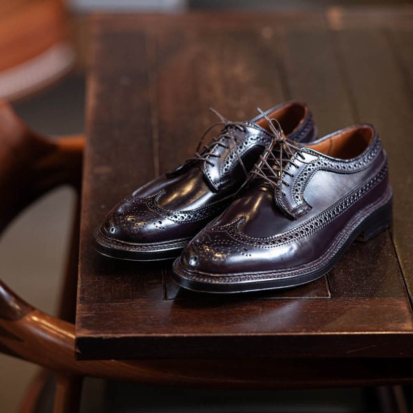 【1円~】ALDEN オールデン × Leather Soul 別注 932 純正シューツリー付き ビジネス シューズ US10.5 B/D 【美品】 9d06627jh0060cg40 ALDEN×Leather Soul⁄オールデン×レザーソールより、コードバンV