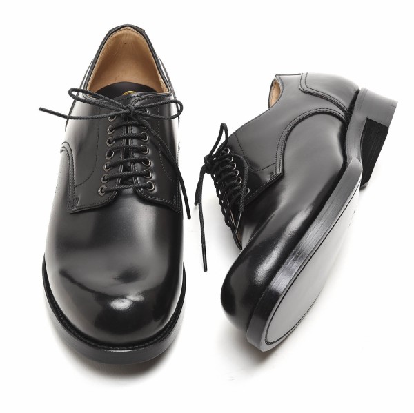 更新 | Chausser (ショセ) SU100C-HW プレーントゥコードバン メンズ 