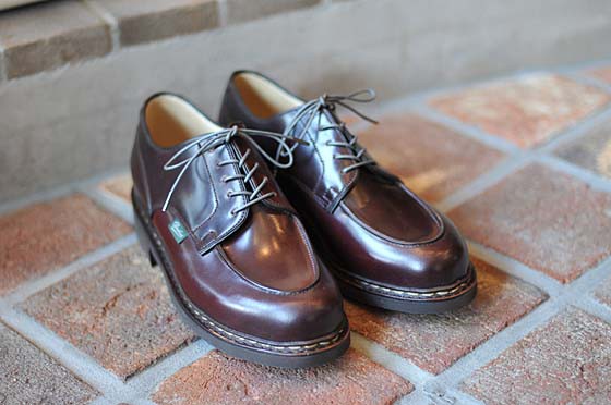 Paraboot シャンボード コードバン 8.5カラーブラウン - ドレス/ビジネス