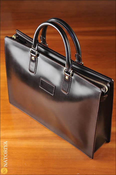 ついにファイナル! KTルイストンのシェルコードバン製#8ブリーフケース