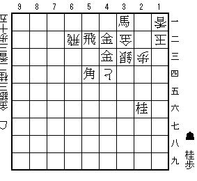 自作詰将棋 お役所仕事 １７手詰ー 自作詰将棋