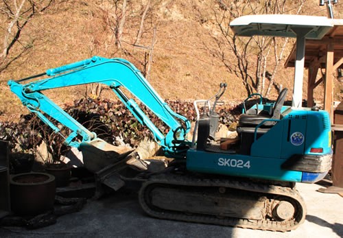 ユンボ ミニパワーショベル 比較 ユンボの選び方 愛知の田舎で古民家暮らし