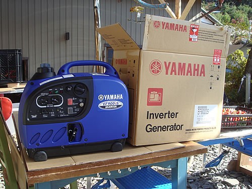 YAMAHA EF900iS インバーター発電機 : 愛知の田舎で古民家暮らし