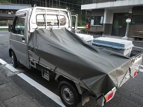 軽トラ用トラックシート 愛知の田舎で古民家暮らし