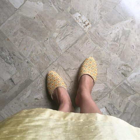 プラナカン ビーズサンダルで結婚式に出席 Simply Style Kl