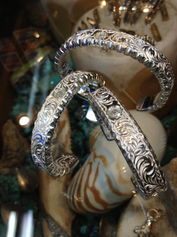 日々の作品Ⅳ （ノーチラス唐草バングル） : Nautilus Art Jewelry