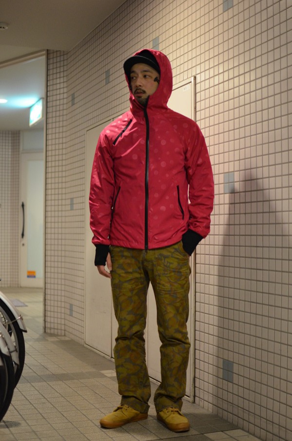 narifuri ドットウィンドブレーカー Pink ナリフリ narifuri ウィンド