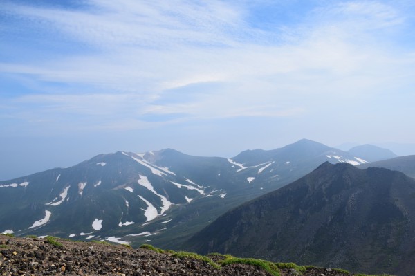 sby_k4924 北海道：絵葉書/大雪山北海岳全景 - 印刷物